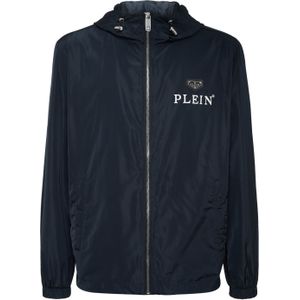 Philipp Plein - Nylon Windbreaker - Blauw - Heren