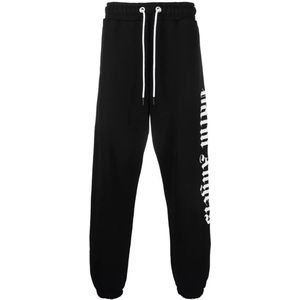 Palm Angels - Joggingbroek - Zwart - Met Zijlogo