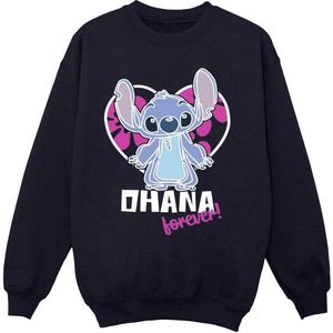 Li-cense Disney dames lilo and stitch ohana forever heart sweatshirt