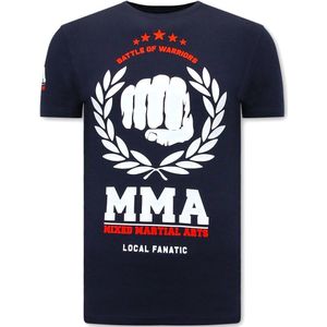Local Fanatic T-shirt met opdruk mma fighter