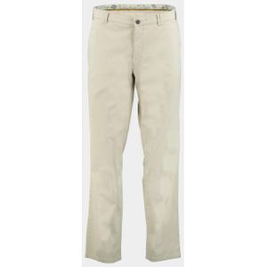 Meyer - Chino Broek - Beige - 88% Biologisch Katoen, 10% Zijde, 2% Elastaan