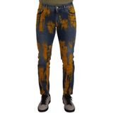 Dolce & Gabbana - Jeans - Veelkleurig - Katoen - Skinny Heren Denim