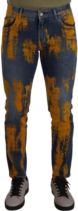 Dolce & Gabbana - Jeans - Veelkleurig - Katoen - Skinny Heren Denim
