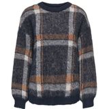 ONLY Trui 'ONLMARION'  nachtblauw / oranje / wit