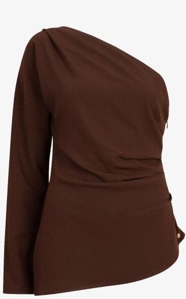 Josh V - Kelvis - Top - Dusty Green - One-Shoulder Design