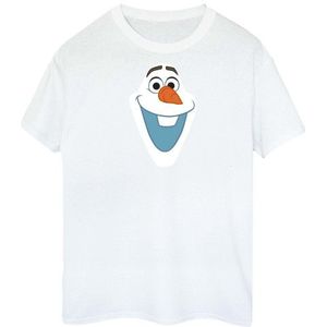 Li-cense Disney dames frozen olaf gezicht katoenen t-shirt