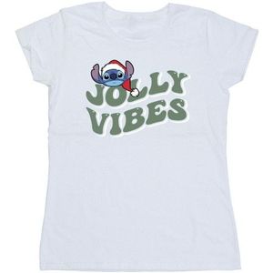 Li-cense Disney dames lilo & stitch jolly chilling vibes katoenen t-shirt
