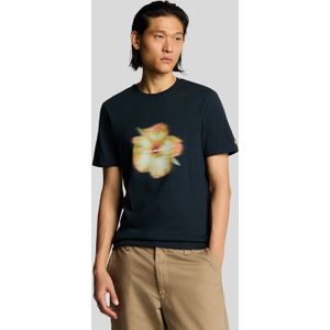 Lyle & Scott - Motion - T-shirt - Donkerblauw - Korte Mouwen