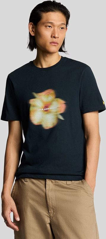 Lyle & Scott - Motion - T-shirt - Donkerblauw - Korte Mouwen