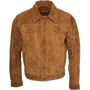 Leren Jassen - Geitensuède - Overhemd Jeansjack