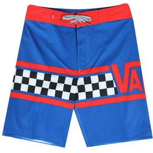 Vans - OTW - Korte Broeken - Blauw Rood Ruit - Kinderen