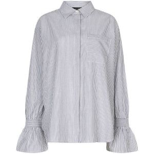 Ibana - Blouse lange mouw - Grijs - 302610036 Talya