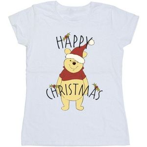 Li-cense Disney dames winnie the pooh vrolijk kerstmis geheel katoenen t-shirt