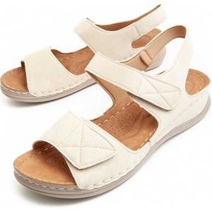 Montevita - Colina - Wedge Sandaal - Beige
