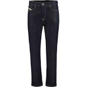 Diesel - D-Fining - Donkerblauwe Denimjeans - Taps Toelopend