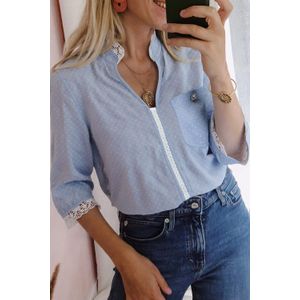 Kantafwerking Stipjes Blouse