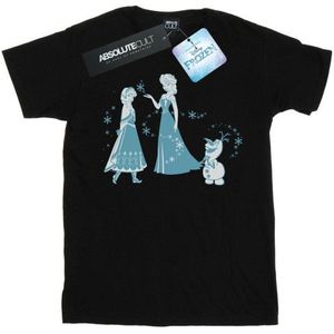 Li-cense Disney dames frozen magic snowflakes katoenen vriendje t-shirt