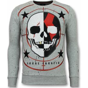 Local Fanatic Skull trui god of war sweater