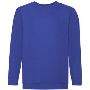 Fruit of the Loom - Klassiek Sweatshirt - Kinder/kids - Eenvoudig - Met Inzet