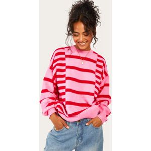 Gestreepte Brei Pulier Sweater