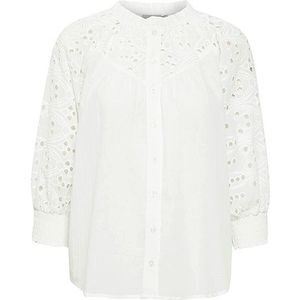 Fransa Blouse 20613992 blanc de blanc