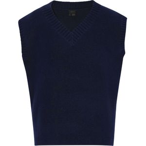 Dreimaster - Slipover - Marine - Mouwloze Top - V-hals