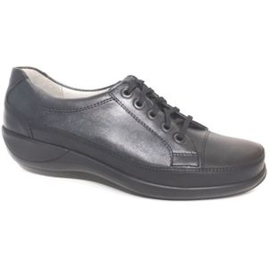 Stuppy - 1916 - Veterschoenen - Zwart - Leer