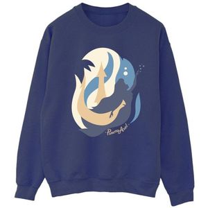 Li-cense Disney dames de kleine zeemeermin kleurensilhouetten sweatshirt