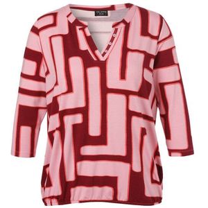 Via Appia Due - Top lange mouw - Bordeaux - 3/4 Arm