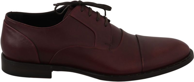 Dolce & Gabbana - Nette Schoenen - Bordeaux - Leer