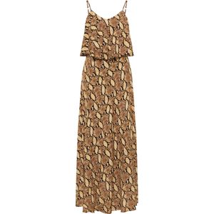faina maxi jurk met slangenprint nelice