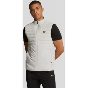 Lyle & Scott - Hybride Double Baffle Gilet - Wit - Nylon