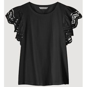 Summum 3s5025-30609 jersey top tee with lace