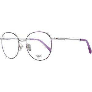 Maje - Damesbril - Paars - Metalen Montuur - Ronde Vorm
