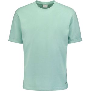 No Excess T-shirt korte mouw ronde hals jacquard mint