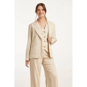 Smashed Lemon - 25126 - Blazer - Sand - Linnen