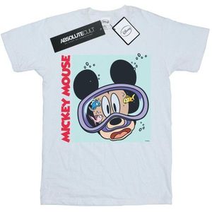 Li-cense Disney heren mickey mouse onder water t-shirt