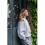 Catwalk Junkie 2402031000 relaxed open shoulder sweater