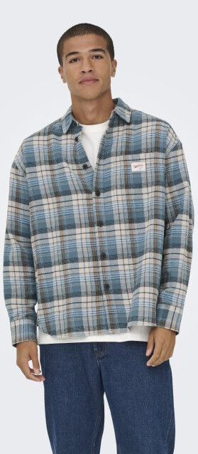 Onsjack - Overhemd - Lange Mouwen - Katoen - Loose Fit