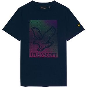 Lyle And Scott - Gestippeld Adelaar - T-shirt - Navy