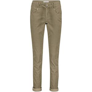 Red Button Broek srb4086 relax cord sage