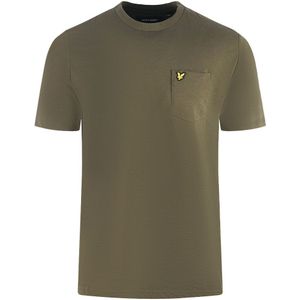 Lyle & Scott - Relaxed Pocket Trek - T-shirt - Groen