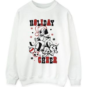 Li-cense Disney dames 101 dalmatiërs vakantie vrolijk sweatshirt