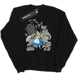 Li-cense Disney heren alice in wonderland bloemen sweatshirt