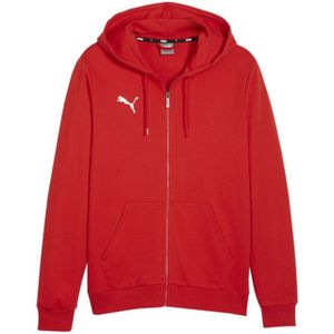 Puma - Team Goal Casual Full Zip Hoodie - Zwart - Heren