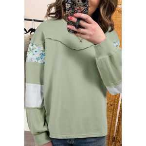 Stoffen Blok Langsleeve Top