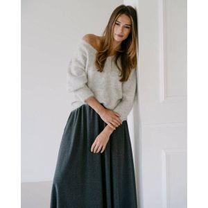 Aimee The Label - Rok MareA5 - Grijs - Plooirok