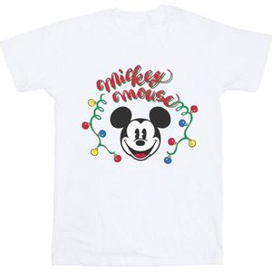 Li-cense Disney heren mickey mouse kerstverlichting t-shirt