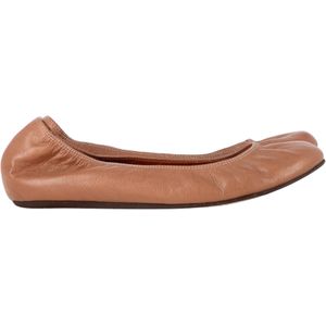 Lanvin Ronde Neus Ballerina's in Bruin Leder