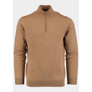 Bos Bright Blue Pullover half zip polywool 3019900/630